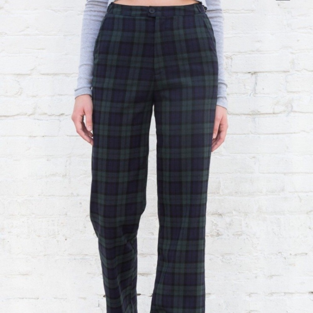 Brandy Melville plaid pants!!